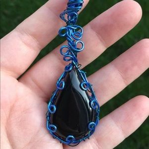 Black Onyx Gemstone Pendant